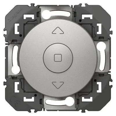 Image de Interrupteur volet roulant, LEGRAND Dooxie, aluminium