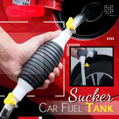 Image de Pompe à eau multifonctionnelle Pompe à huile Pompe à siphon de transfert de carburant liquide pour essence diesel avec tuyau de siphonage de 2 m