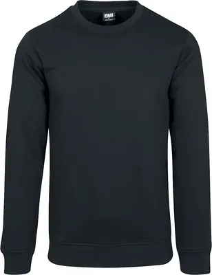 Produktbild von Urban Classics Sweatshirt Herren Basic Terry Crew schwarz 3XL