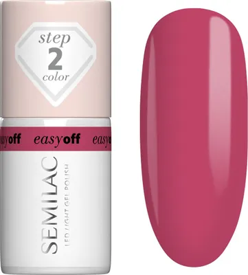 Obrázek produktu pro SEMILAC Easy Off Hybridní lak na nehty LED Light Pink Coral 7 ml