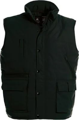 Image de B&C JU880 | Bodywarmer Explorer / Unie - Couleur : Black - Taille : S