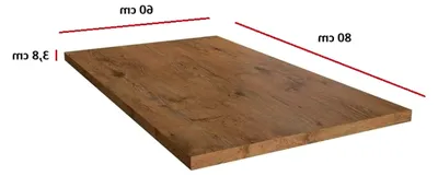 Produktbild von Arbeitsplatte 80 cm 38 mm Küchenzeile Eiche Lancelot