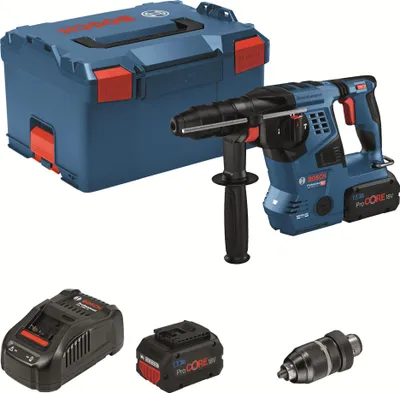 Produktbild von Akku-Bohrhammer mit SDS plus GBH 18V-28 CF, 2 x Akku ProCORE18V 8.0Ah in L-BOXX