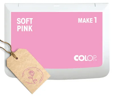 Produktbild von COLOP MAKE1 Stempelkissen soft pink retail
