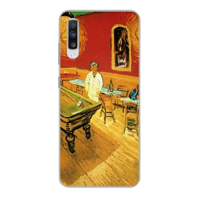 Produktbild von MuchoWow® Handyhülle Schutzhülle Hülle für Samsung Galaxy A70 Das Nachtcafé - Vincent van Gogh Silikon Softcase Handy Hülle - Schutzhaube