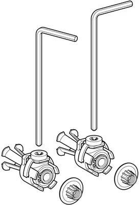Productafbeelding van Geberit 597216000: Bevestigingsset voor wandcloset