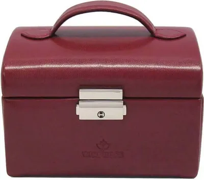 Zdjęcie produktu dla Pudełko na biżuterię WINDROSE Merino Jewel Boxes Czerwony czerwony