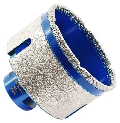 Obrázok produktu pre Diamantový vrták 68 mm s priemerom závitu M14 určený pre uhlovú brúsku – na brúsenie a vŕtanie