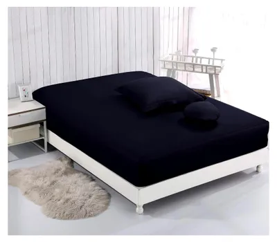 Produktbild von Kopfkissenbezug aus 100 % Baumwolle, 65 x 65 cm, Schwarz