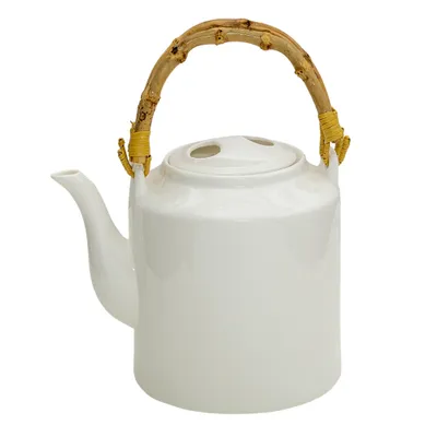 Zdjęcie produktu dla Czajniczek Clayre & Eef 1500 ml biała porcelana