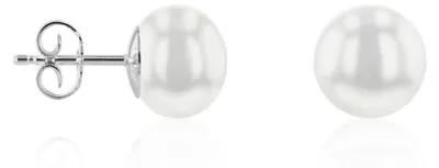 Produktbild von Luna-Pearls - 311.0749 - Ohrstecker - Damen - 585 Weißgold - Süßwasser-Zuchtperle 9-9.5mm