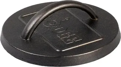 Zdjęcie produktu dla Żeliwna prasa okrągła do burgerów / Lodge