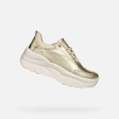 Produktbild von Geox Goldene Damen-Sneaker Xtors 37