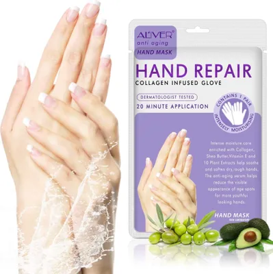 Produktbild von Handcreme Pflegecreme Handpflege Handmaske mit Kollagen, 1 Paar