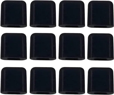 Produktbild von 10 Stück schwarze Gummipuffer für Luftfritteusen
