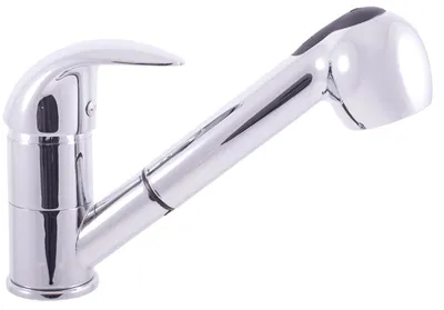 Produktbild von Niederdruck-Spültischarmatur mit ausziehbarer Handbrause in Chrom RAV SLEZAK