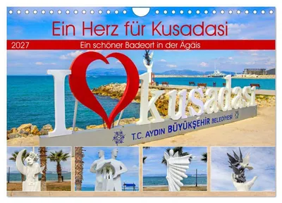 Produktbild von Ein Herz für Kusadasi (Wandkalender 2027 DIN A4 quer), CALVENDO Monatskalender