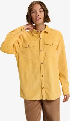 Immagine prodotto di Roxy Let It Go Cord Camicia a maniche lunghe Giallo XS Donna Giallo XS