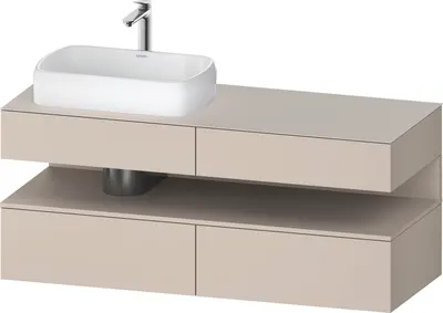 Produktbild von DURAVIT QA4765091910010 QTGO KWTU WH Ek 1400x550x600 Tp. Mt.