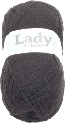 Image de Fil LADY de Luxe - 100g / 238 m - Noir