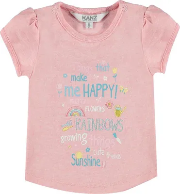 Produktbild von Mädchen T-Shirt, rosa, Schriftzug, Kanz