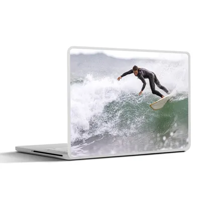 Produktbild von MuchoWow® Laptop Aufkleber Sticker Cover Meer - Brandung - Wellen 32.5x23.5 cm - Sticker für Laptop - Selbstklebend