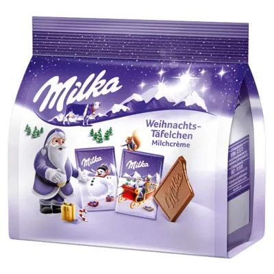 Obrázok produktu pre Milka Vianočné tyčinky 15 samostatne balených mini tyčiniek 150g