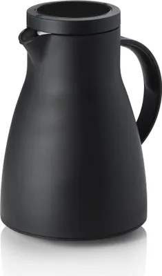 Produktbild von Isolierkanne, 0,7 ltr., Ø 12,5 cm, Höhe 19,5 cm, schwarz, Polypropylen