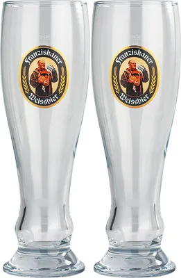 Produktbild von 2x Franziskaner Weissbierglas 0,5L