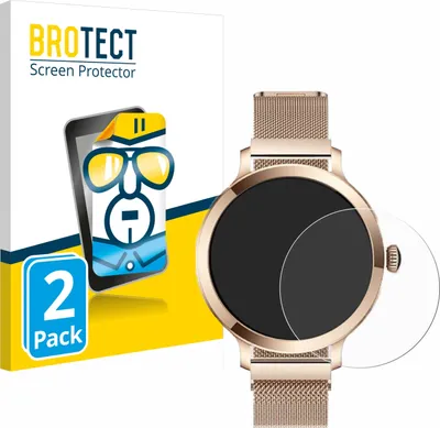 Produktbild von 2x Für Bekomiya Smartwatch 1.1" Schutzfolie BROTECT Displayschutz Display Schutz Folie Klar Transparent