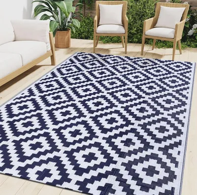 Produktbild von Wasserdichtes und waschbares Outdoor-Teppich für Balkon und Garten