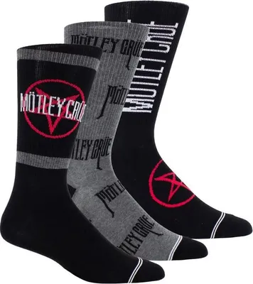 Produktbild von Mötley Crüe Socken Herren 3er Pack Giftbox multicolor EU 40-46