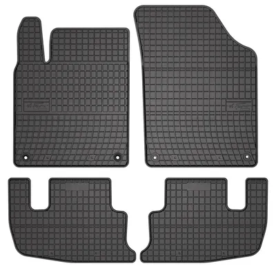Productafbeelding van Rubberen automatten voor Peugeot RCZ 2010-2015 (coupé) – 4-delig, zwart, op maat – Wielganizator SolidPRO