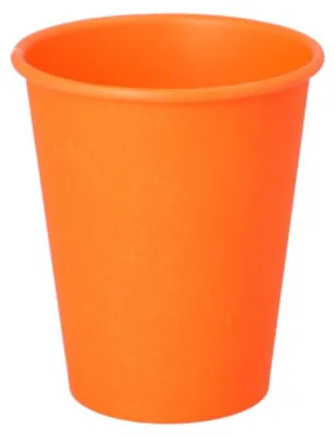 Produktbild von STARPAK Papp-Trinkbecher 0,2 l orange 50 Stück