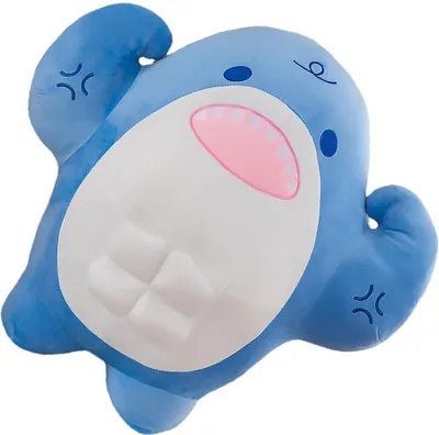 Immagine prodotto di Bambola muscolare squalo giocattolo animale marino abbraccio cuscino peluche regalo di compleanno