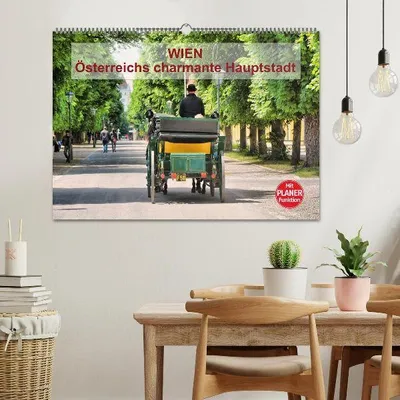 Produktbild von Wien - Österreichs charmante Hauptstadt (Wandkalender 2026 DIN A2 quer), CALVENDO Monatskalender