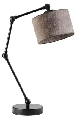 Zdjęcie produktu dla Lampka nocna przegubowa na biurko lampa biurkowa regulowana LED z abażurem walec SOUL