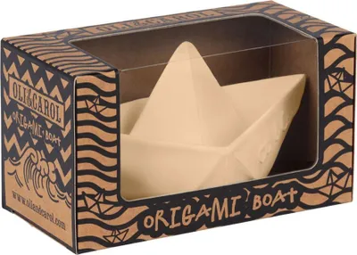 Zdjęcie produktu dla Gryzak Oli&carol Origami Boat Teether Złoty Złoty Jeden Rozmiar