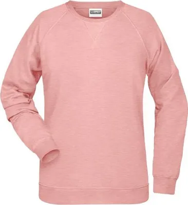 Produktbild von Klassisches Sweatshirt mit Raglanärmeln rose-melange, Gr. L