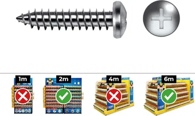 Image de Vis Tête Ronde Philips Zinguée Fixation Polyvalente Et Résistante - Celo