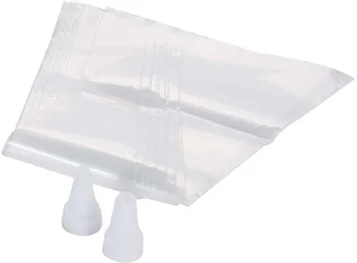 Productafbeelding van Uitstekende set van 13 witte plastic toiletborstels van Housware