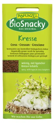 Produktbild von Rapunzel Kresse bioSnacky 40 g