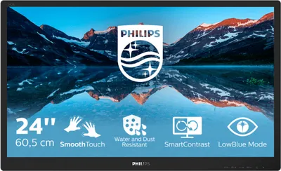 Image de Philips 242B9TN/00, 60,5 cm (23,8"), 1920 x 1080 px, Full HD, LCD, 5 ms, Noir