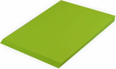 Produktbild von folia Tonpapier DIN A4 130 g/qm maigrün 100 Blatt