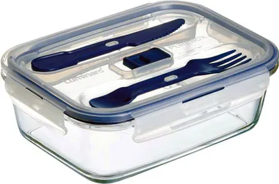 Produktbild von Pure Box Active rechteckig 122cl m. Besteck - 6 Stück