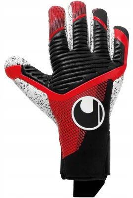 Produktbild von Uhlsport Powerline Supergrip Torwarthandschuhe Größe 9 Schwarz