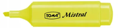 Produktbild von TOMA Neon Textmarker Gelb - Set 10 Stück für Schule
