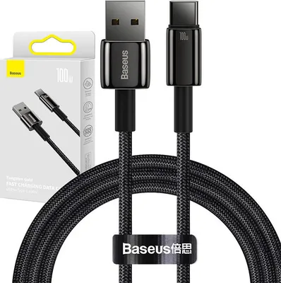 Obrázok produktu pre Kábel Tungsten Gold USB-USB-C 480Mb-s 100W 1m čierny