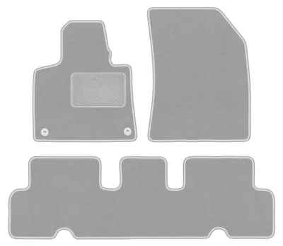 Immagine prodotto di Tappetini in moquette per Citroen C4 Grand Spacetourer 2018- (monovolume) – set 4 pezzi, grigi, su misura – Wielganizator OSLO