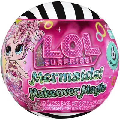 Zdjęcie produktu dla L.O.L. Surprise! Mermaids! Makeover Magic Tots, Mini lalka, Damski, 4 lat(a), Chłopak, dziewczyna, Wielobarwny